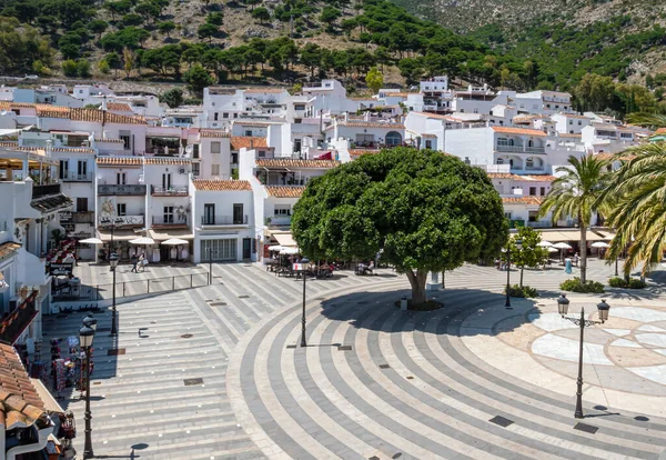 Mijas Spagna Giugno 2021 Villaggio Mijas Andalusia Con Case Bianche — Foto Stock