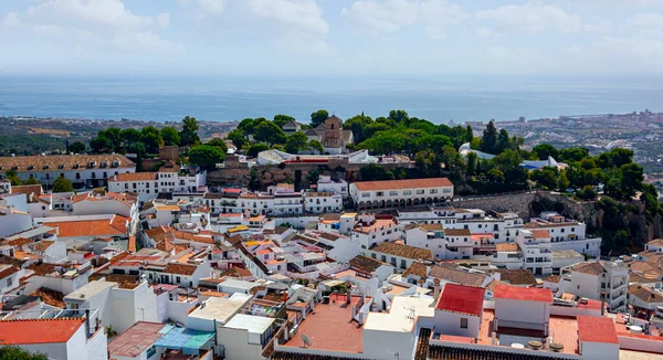 Pueblo Mijas Andalucía Con Casas Blancas España — Foto de Stock