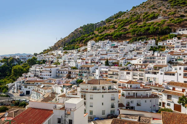 Village Mijas Andalousie Avec Maisons Blanches Espagne — Photo