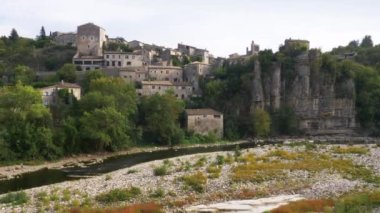 Güney Fransa 'da Balazuc, Ardeche bölgesi