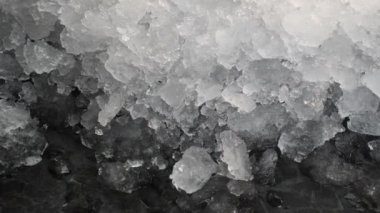 Döndürme Ezilmiş buz, yakın çekim