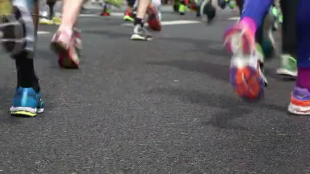 马拉松选手 — 图库视频影像
