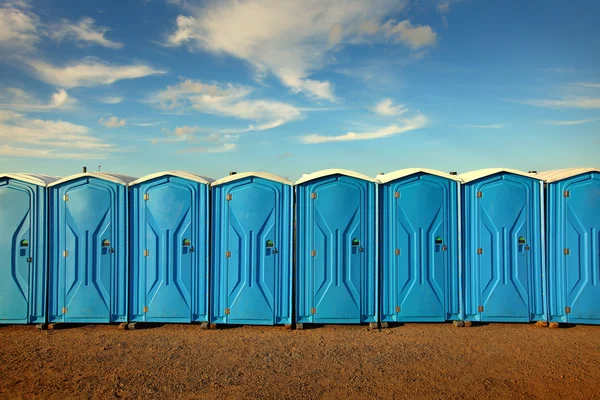 Portable toilets — Stock Photo, Image