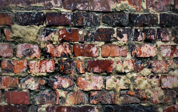 Gammal tegel vägg bakgrund — Stockfoto