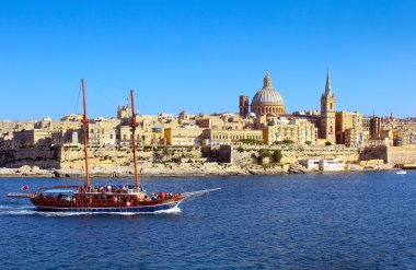 Akşamları, Malta Valletta manzarası