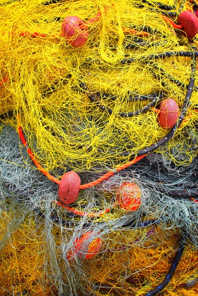 Nahaufnahme des Fischernetzes — Stockfoto
