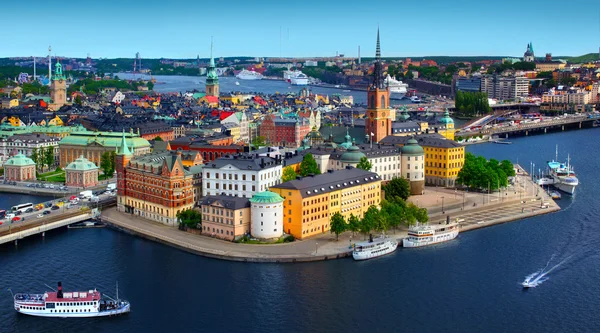 Stockholm, İsveç Panoraması — Stok fotoğraf