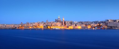 Akşamları, Malta Valletta manzarası