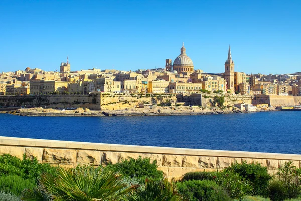 Pejzaż Valletta, Malta — Zdjęcie stockowe