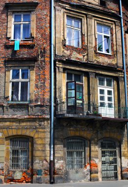 Sokak Kracow Polonya