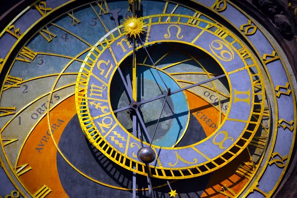 Orologio astronomico nel centro storico di Praga — Foto Stock