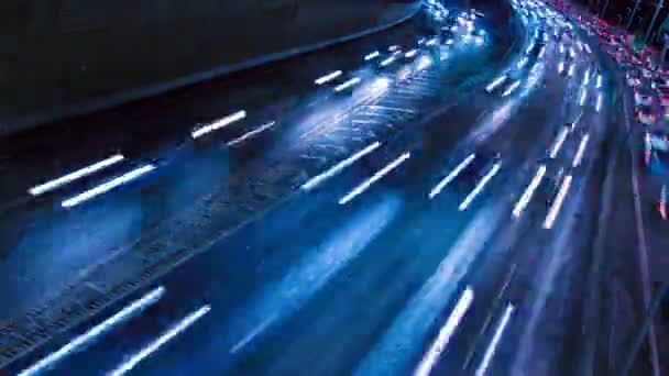 Verkehr auf der Autobahn — Stockvideo