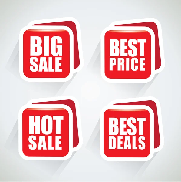 Gran venta y mejor oferta burbuja — Archivo Imágenes Vectoriales