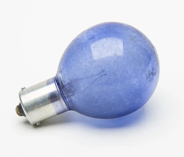 Lampadina flash blu — Foto Stock