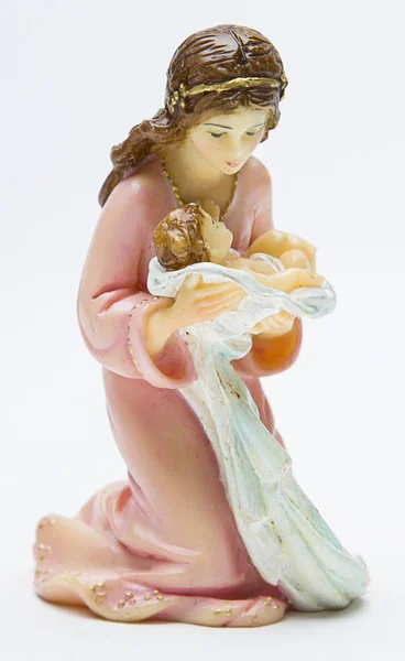 Mary and little baby jesus — Stock Photo, Image