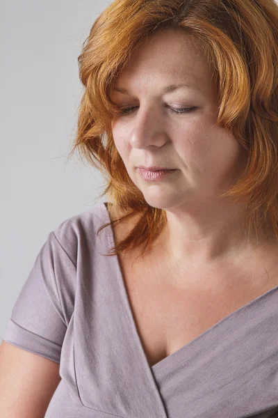 Mujer silenciosa — Foto de Stock