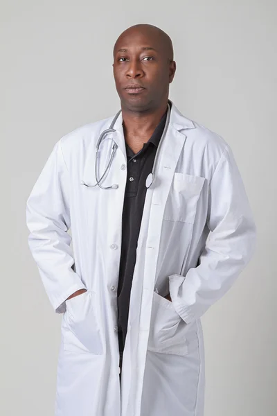 Афро-американський лікар — стокове фото