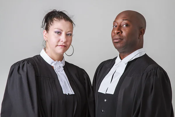 Lawyer couple — Stock Photo, Image