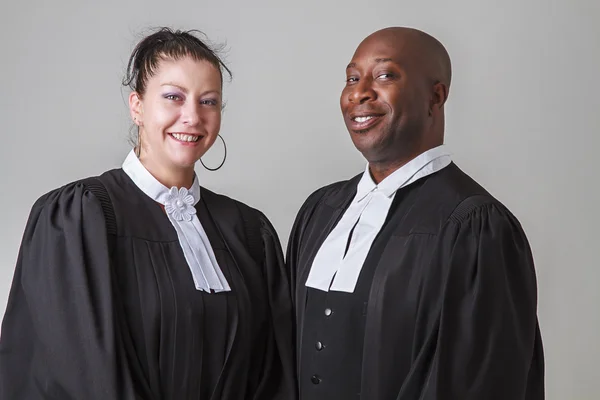 Happy lawyers — Stock Photo, Image