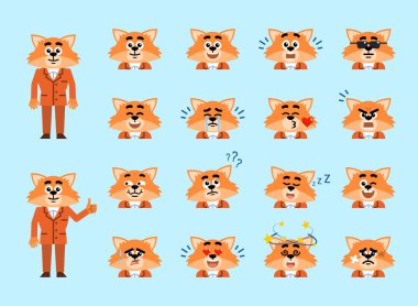 Tasarımın için farklı pozlar veren sevimli bir kedi.