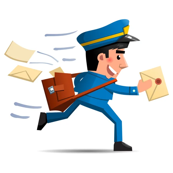 Postman — Stock Vector