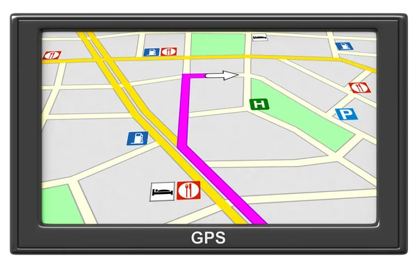 GPS navigatieapparaat — Stockfoto