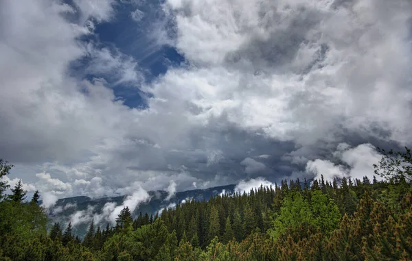 Alta Montagna Paesaggio Nuvola Montagna Rila Situato Nel Sud Della — Foto Stock