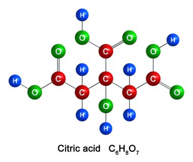 Toluen 'in moleküler yapısının 3d görüntüsü beyaz arkaplan üzerinde izole edildi