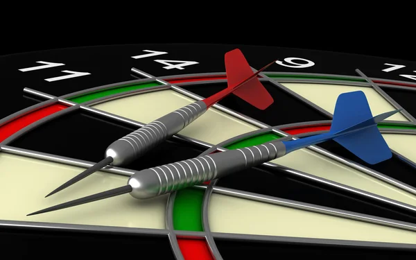 Darts board — Stock Photo, Image