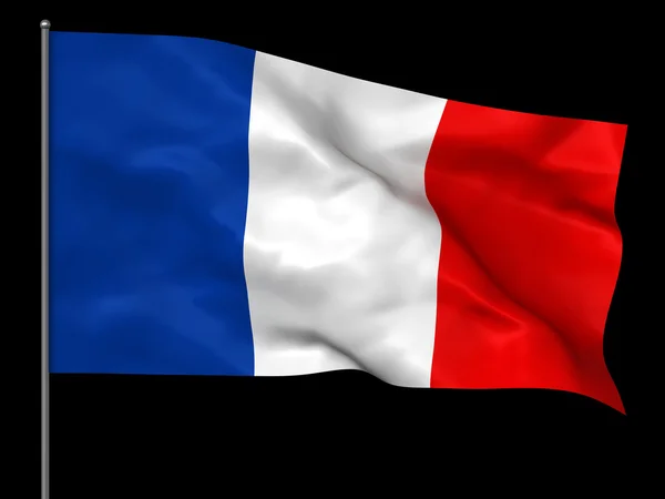 Französische Flagge — Stockfoto