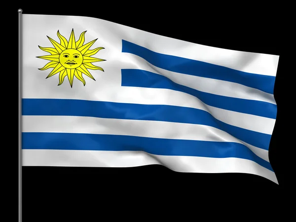 Bandera de Uruguay — Foto de Stock