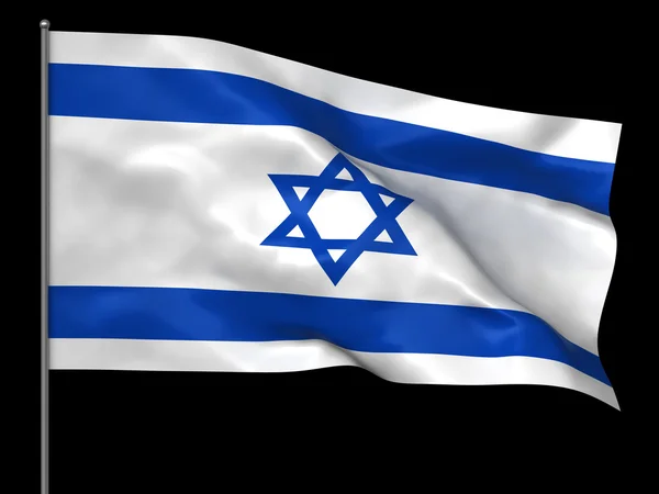 Bandera israelí — Foto de Stock