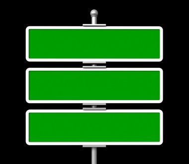 boş trafik işaretleri