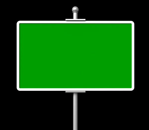 Blank traffic sign — Stock Photo, Image