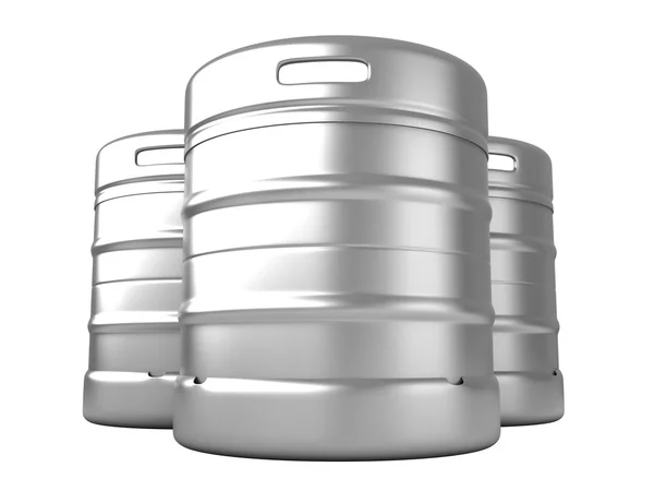 3d render of beer keg — Stock Photo, Image
