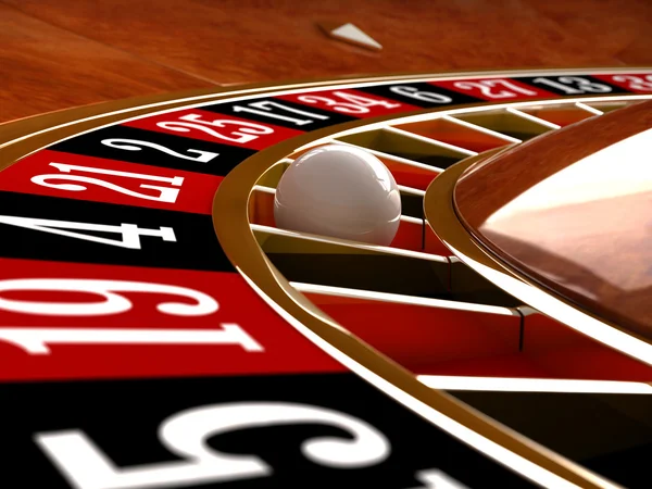 3d renderizado de ruleta de casino —  Fotos de Stock