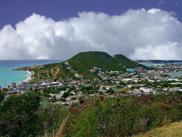 Aerial View of St. Thomas Royalty Free Stock Images