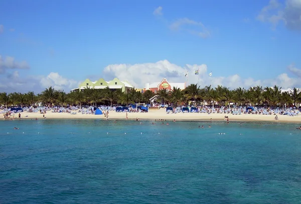 Oceano caraibico e spiaggia — Foto Stock