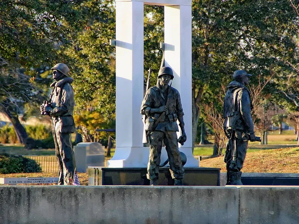 Меморіал Другої Світової Війни Меморіальний Парк Ветеранів Пенсакола Флорида — стокове фото