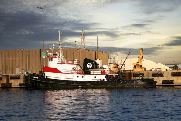 Tugboat Atracado Porto Pensacola Pensacola Flórida — Fotografia de Stock