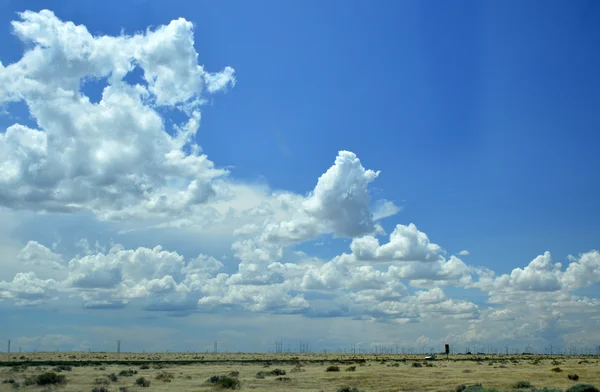 美国蓝蓝的天空 — 图库照片