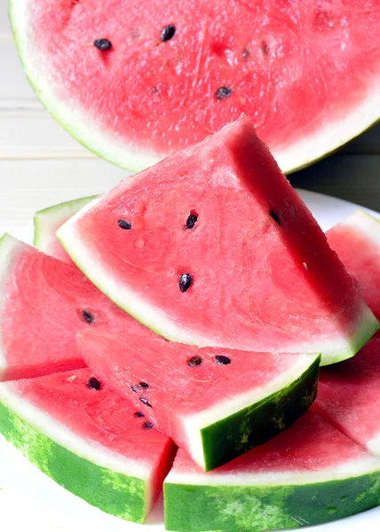 Rijp watermeloen. — Stockfoto