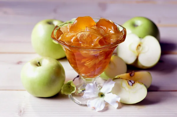 Mermelada de manzana . —  Fotos de Stock