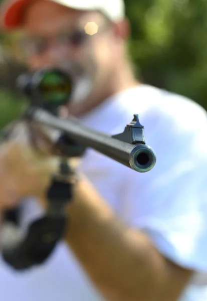Weapon  shotgun hunting. — Stock Photo, Image
