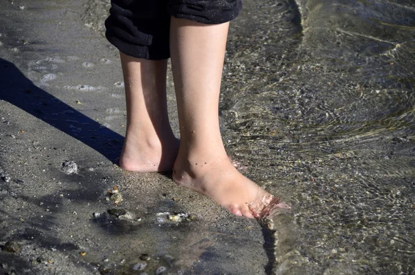 Πόδια στον ποταμό — Φωτογραφία Αρχείου