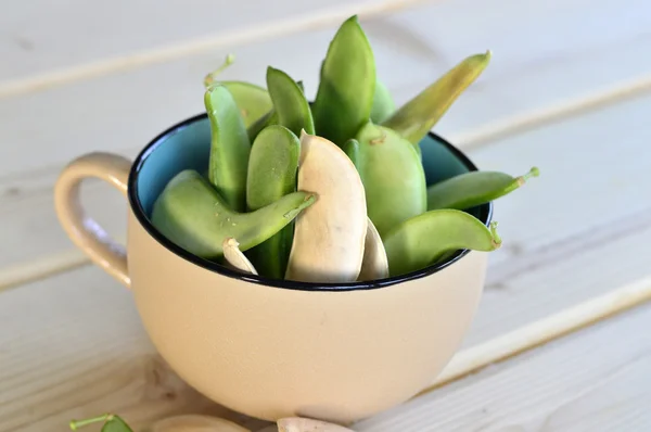 Lima bean pods. — Stock Photo, Image