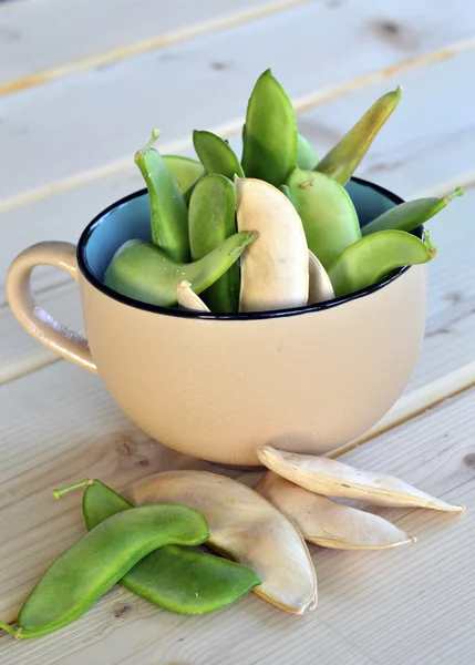 Lima bean pods. — Stock Photo, Image