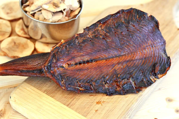 Smoked trout. — Stock Photo, Image