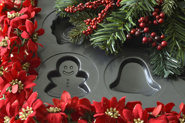 Molds for Christmas cookies.