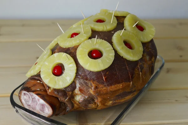 Baked ham. — Stock Photo, Image